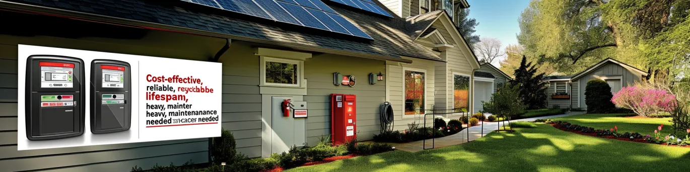 Avantages et inconvénients des batteries plomb-acide pour systèmes solaires résidentiels.