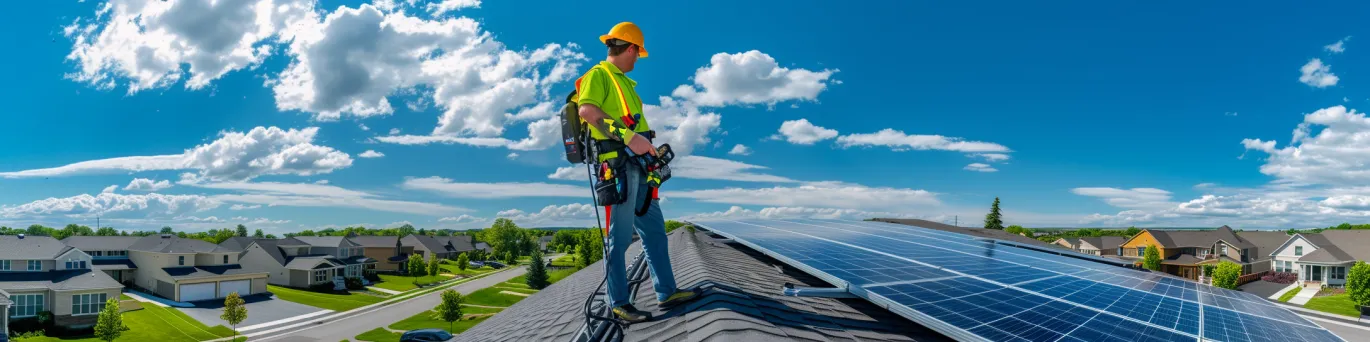 Réparation urgente des panneaux solaires pour une performance optimale.
