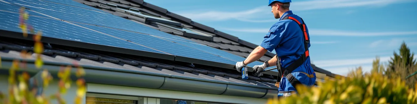 Panneaux solaires hybrides installés sur une maison pour une production d’énergie durable et performante.